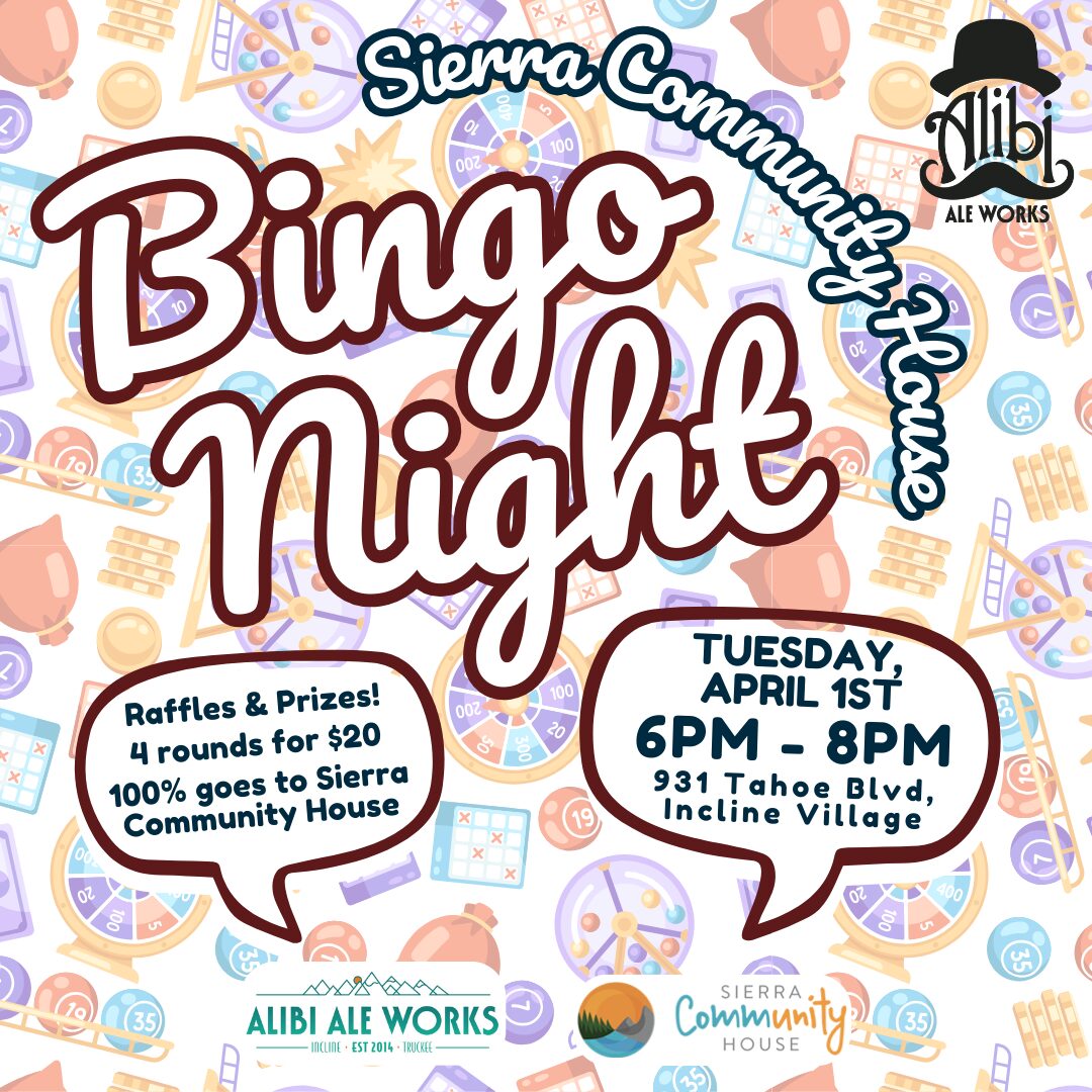 Fundraiser BINGO with Sierra Community House