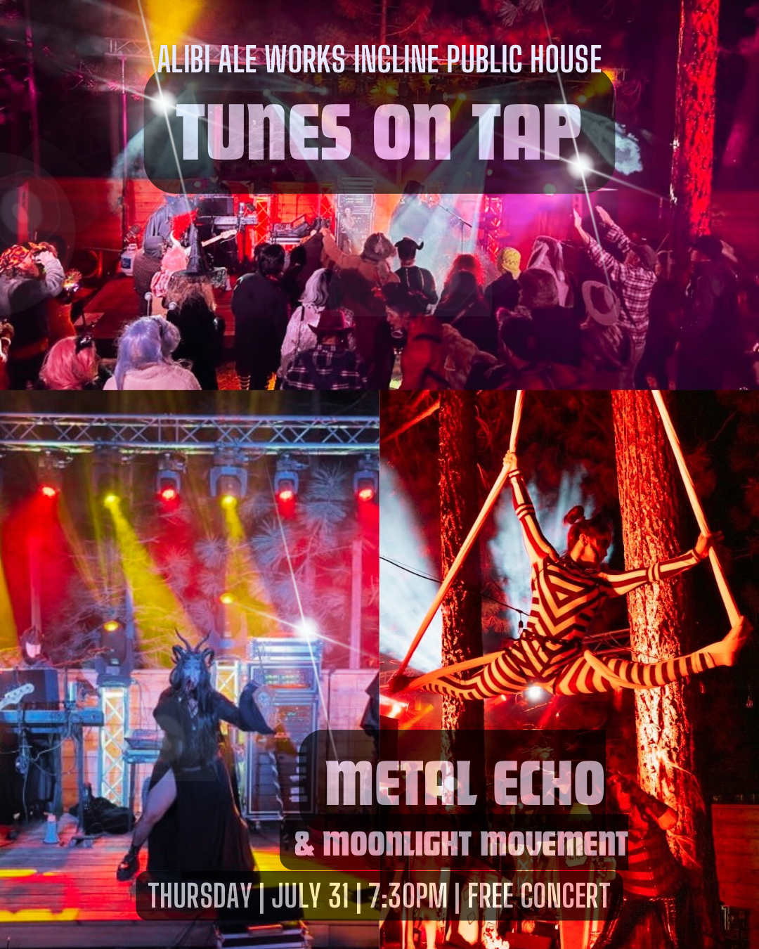 Tunes On Tap: Sunset Concert Series with Metal Echo + Moonlight Movement