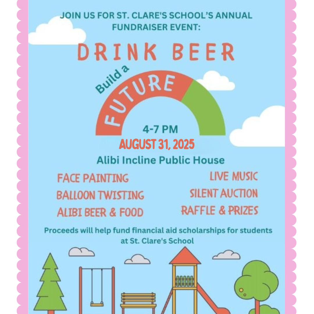 Drink Beer, Build A Future - St. Clare's Annual Fundraiser