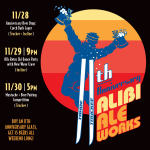 Alibi's 11th Anniversary Weekend: Beer + Events