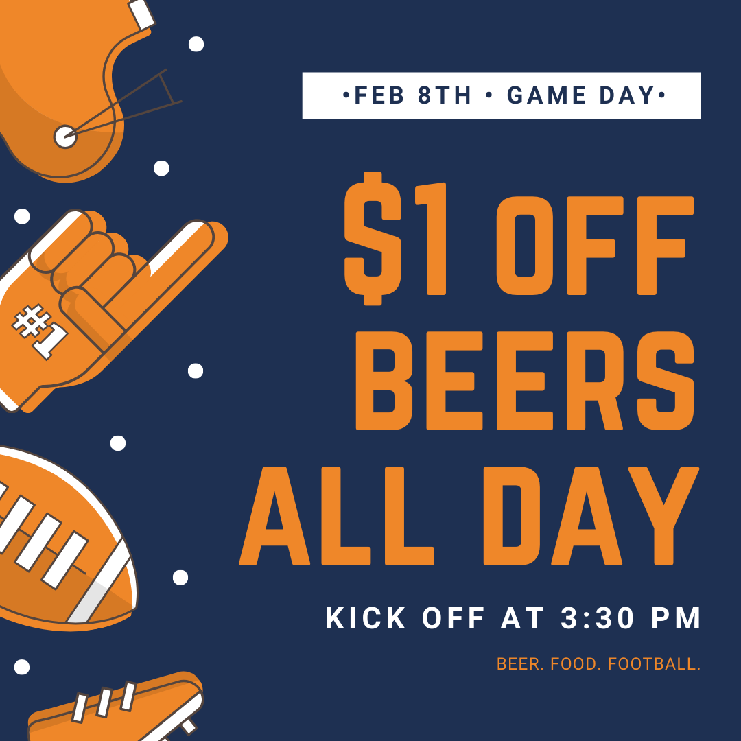 $1 Off Beer All Day!