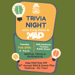 Fundraiser Trivia with MAP - rescheduled from 2/17!