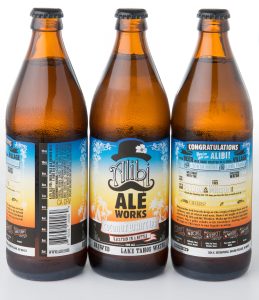 Coconut White IPA Alibi Ale Works archives