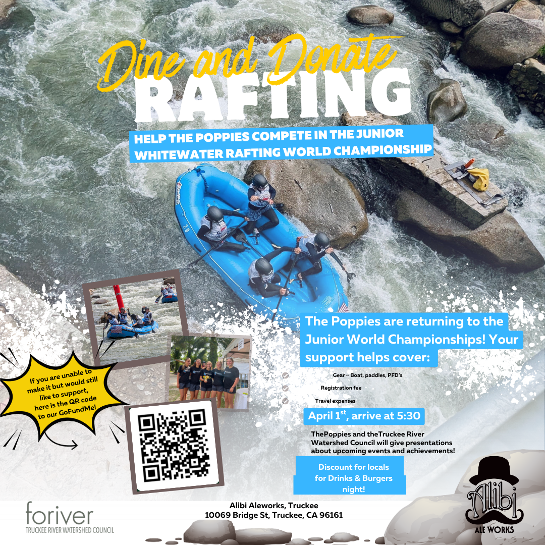 Dine + Donate Fundraiser for Junior Whitewater Rafting Championship