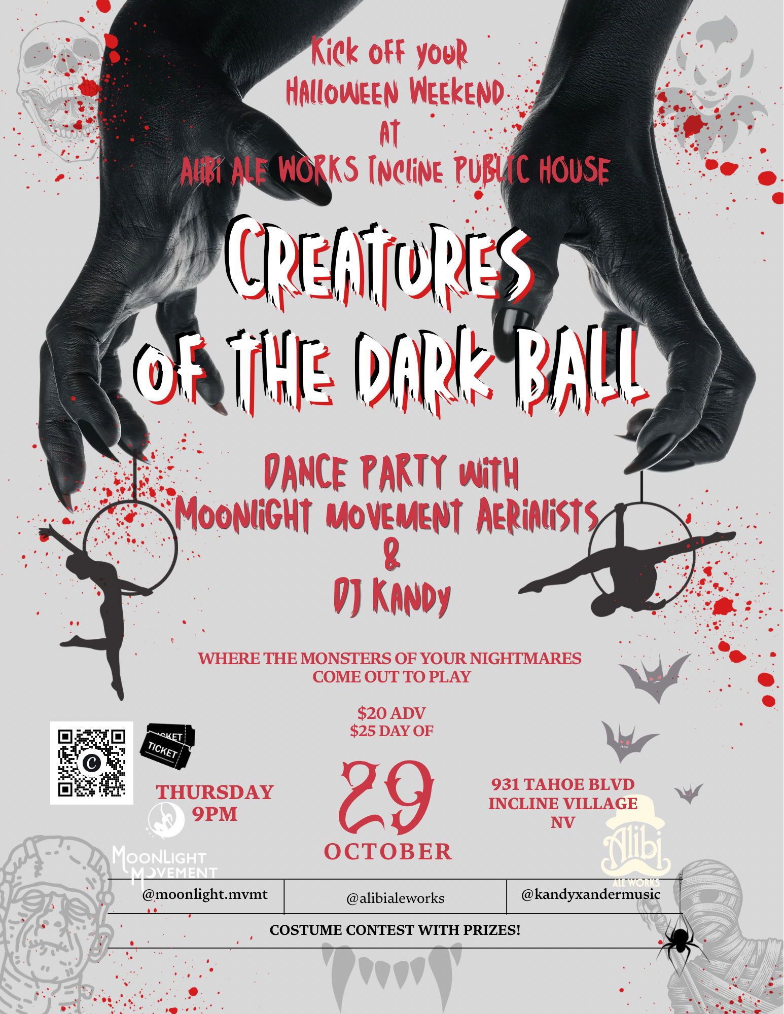 Creatures Of The Night Halloween Ball